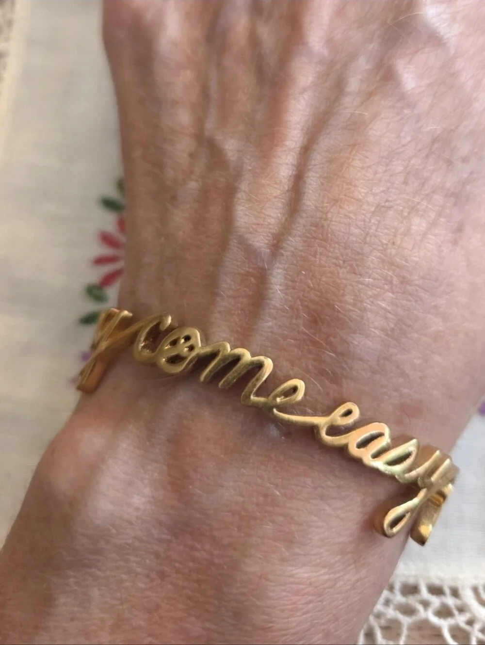 Madewell gold tone